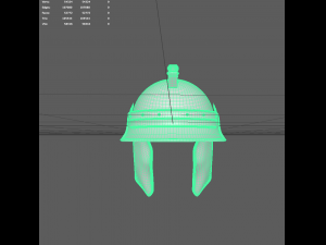 greek helmet 3Dモデル