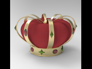 king crown Modelo 3D