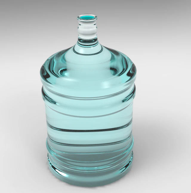 plastic carboy 3D Model .c4d .max .obj .3ds .fbx .stl .blend 