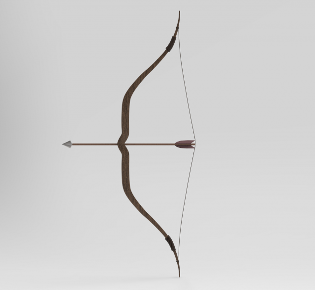 antique arrow arch 3D मॉडल .c4d .max .obj .3ds .fbx .stl .blend 