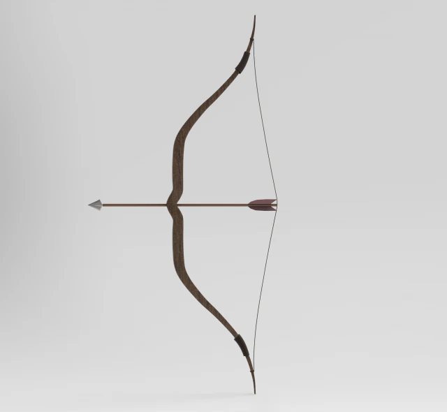 antique arrow arch 3D Model .c4d .max .obj .3ds .fbx .stl .blend 