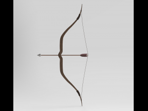 antique arrow arch 3D 모델