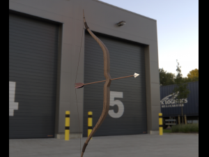 antique arrow arch 3D मॉडल