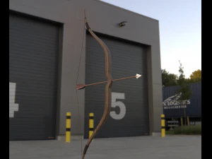 antique arrow arch 3D Model