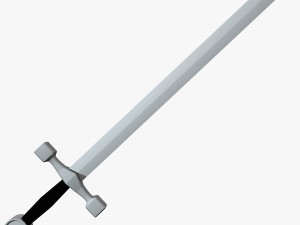 lowpoly sword 3D Model