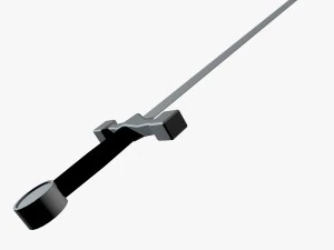 lowpoly sword 3D Model