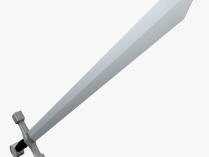 lowpoly sword Modello 3D