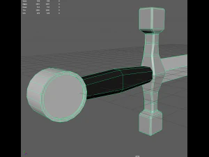 lowpoly sword 3D Model