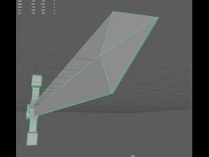 lowpoly sword 3D Model
