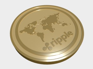 ripple coin Modelo 3D