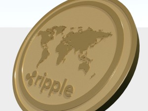 ripple coin 3D Model