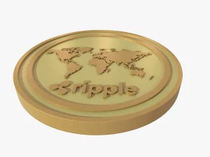 लहरदार सिक्का 3D मॉडल