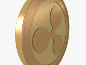 ripple coin 3D Model