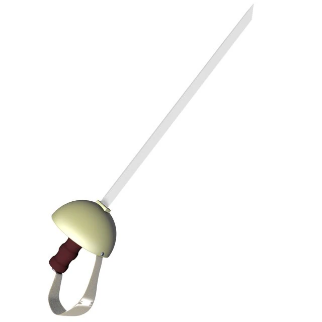 knight sword 3D Model .c4d .max .obj .3ds .fbx .stl .blend