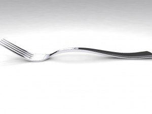 high quality fork Modelo 3D