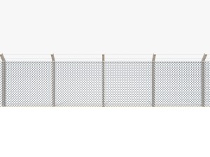 low poly wire netting Modello 3D