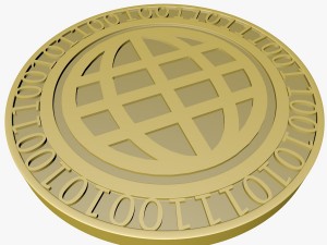 bitcoin Modelo 3D