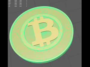 bitcoin Modelo 3D