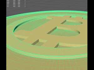 bitcoin 3D Model