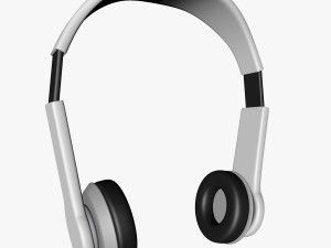 low polygon headphone 3D Модель