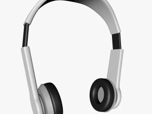 low polygon headphone 3D Model