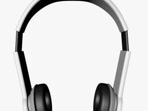 low polygon headphone 3D Model