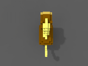 voxel horse low-poly 3D Model