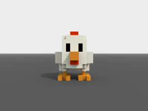 pack 10 voxel farm animals low-poly 3D Модель