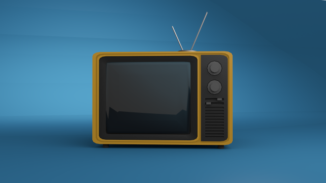 retro tv 3d model 3D 모델 .c4d .max .obj .3ds .fbx .stl .blend 