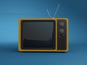retro tv 3d model 3D Model