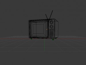 retro tv 3d model 3D 모델