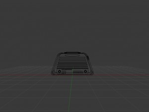 retro radio 3d model 3D 모델