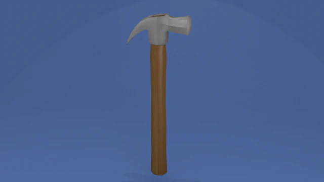 hammer 3d model 3D Model .c4d .max .obj .3ds .fbx .stl .blend 