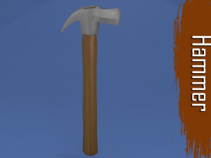hammer 3d model Modello 3D