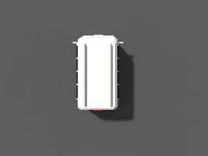 voxel kombi - low-poly 3D Model