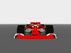 voxel f1 car - low-poly 3d Modelo 3D
