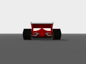voxel f1 car - low-poly 3d Modelo 3D