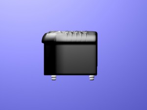 couch chesterfield Modèle 3D