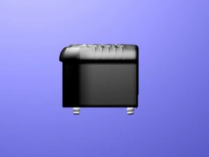 sof&aacute; chesterfield Modelo 3D