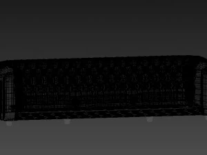 sof&aacute; chesterfield Modelo 3D