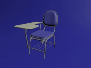 school desk 3d model 3D Model
