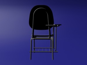school desk 3d model Model 3D