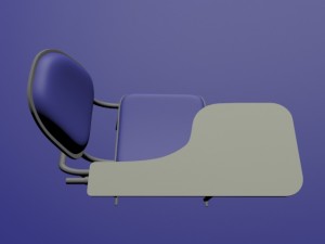 school desk 3d model Model 3D