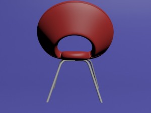 circular chair 3d model 3D Model