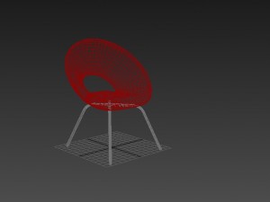circular chair 3d model 3D Model
