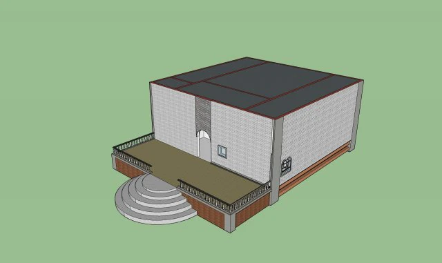first time to create house 3D Model .c4d .max .obj .3ds .fbx .stl .blend 