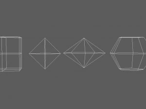 set di dadi personalizzati Modello 3D