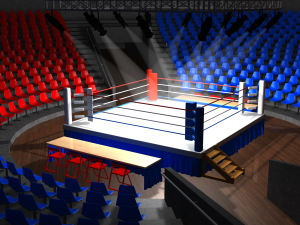 boxing ring 3D Model