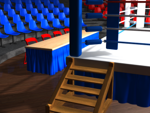 boxing ring 3D Model