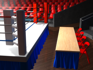 boxing ring 3D Model